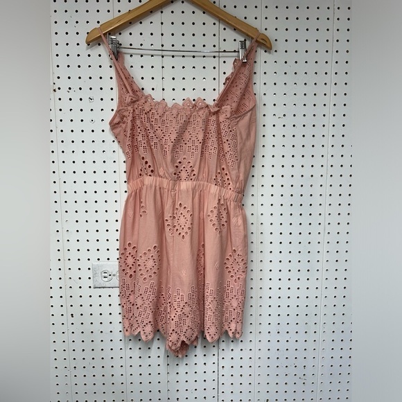 Seafolly Eyelet Pink Romper - Picture 3 of 6